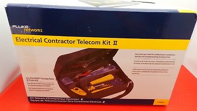 FLUKE ELECTRICAL CONTRACTOR TELECOM KIT II W/ PRO3000 TONE AND PROBE