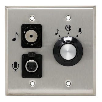 Algo 1205 Audio Interface for Mic and Music Inputs