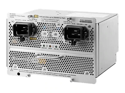 ARUBA 5400R 2750W POE+ ZL2 POWER SUPPLY UNITED STATES ENGLISH