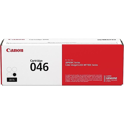 CANON 046 BLACK STANDARD YIELD TONER CARTRIDGE (1250C001) COMPATIBLE WITH: CANON