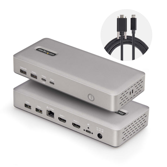 StarTech USB4 DOCKING STATION DUAL HDMI 4K 60HZ USB-C 40GBPS 6X USB