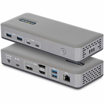 StarTech CONNECT THREE 4K DISPLAYS (2X 4K60 AND 1X 4K30) W/ 2X DP AND 1X HDMI VIA A SINGL
