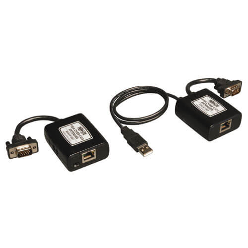 EATON TRIPP LITE SERIES VGA OVER CAT5/6 EXTENDER KIT, TRANSMITTER/RECEIVER FOR V
