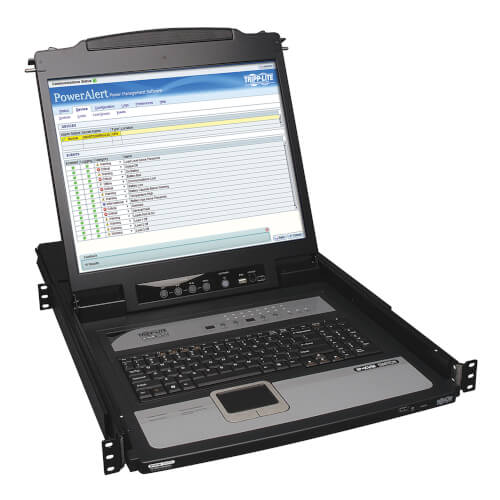EATON TRIPP LITE SERIES NETDIRECTOR 16-PORT 1U RACK-MOUNT CONSOLE IP KVM SWITCH