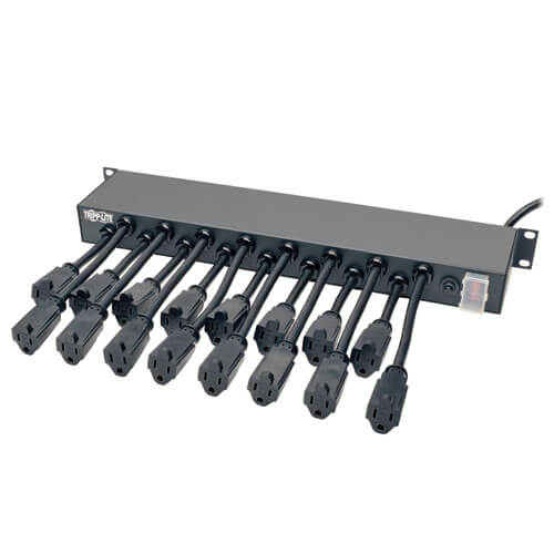 EATON TRIPP LITE SERIES 16-OUTLET 1U RACK-MOUNT AC CHARGER POWER STRIP, 120V, 15
