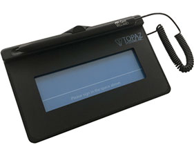 TOPAZ, SIGLITE, LCD 1X5 SIGNATURE PAD, BACKLIT, SE, HID, USB