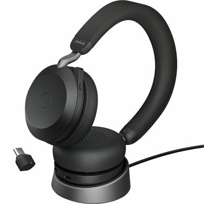 Jabra Evolve2 75 USB-C, UC Stereo Stand, Black
