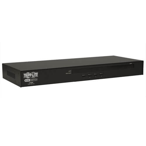 EATON TRIPP LITE SERIES 4-PORT 1U RACK-MOUNT USB/PS2 KVM SWITCH WITH ON-SCREEN D