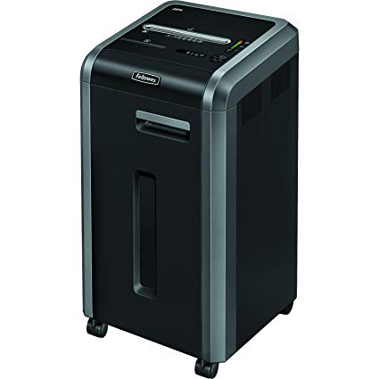 FELLOWES POWERSHRED 225I PROVIDES HIGH PERFORMANCE COMMERCIAL SHREDDING. 100% JAM PROOF S