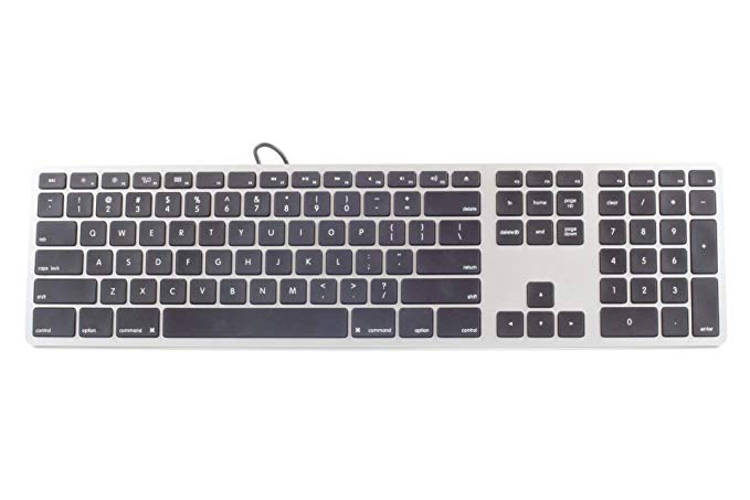 MATIAS BACKLIT ALUMINUM KEYBOARD BLACK
