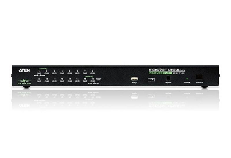 16-PORT PS/2-USB KVM ON THE NET WITH 1 LOCAL/REMOTE USER ACCESS