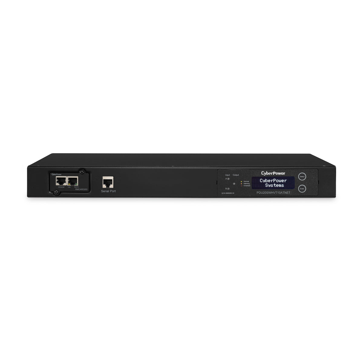 200-240V 1U LCD (2) L6-20P PLUGS 10FT CORDS 10R OUTLETS (8) IEC C13 / (2) IEC C1