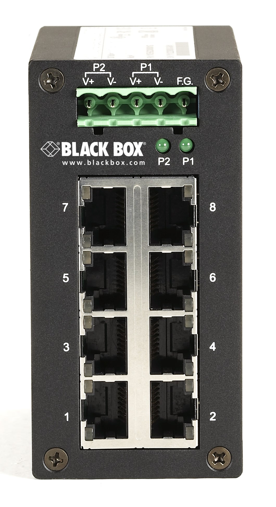8PT Gb HRD SWT RJ45