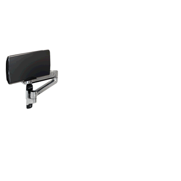 ERGOTRON SIT-STAND WALL KEYBOARD ARM - POLISHED ALUMINUM