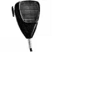 Bosch Dynamic, Normally open, Low Z, Handheld paging microphone