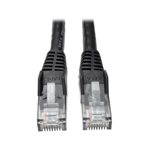 7FT CAT6 PATCH CABLE M/M BLACK