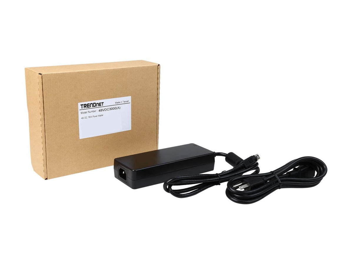 TRENDNET 48V 160W POWER ADAPTER 28PORT GIGABIT WEB SMART POE+SWITCH