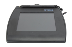 TOPAZ SYSTEMS TOPAZ SIGNATURE CAPTURE TABLET WITH INTERACTIVE LCD DISPLAY - BACK