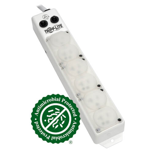6OUT POWER STRIP MEDICAL HG