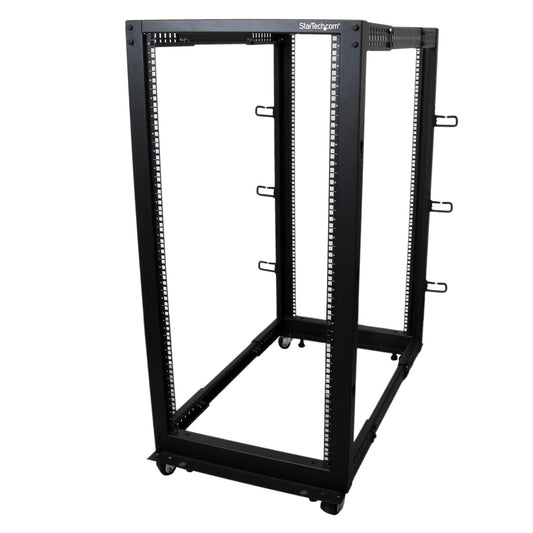 StarTech 25U Adj Depth 4 Post Rack