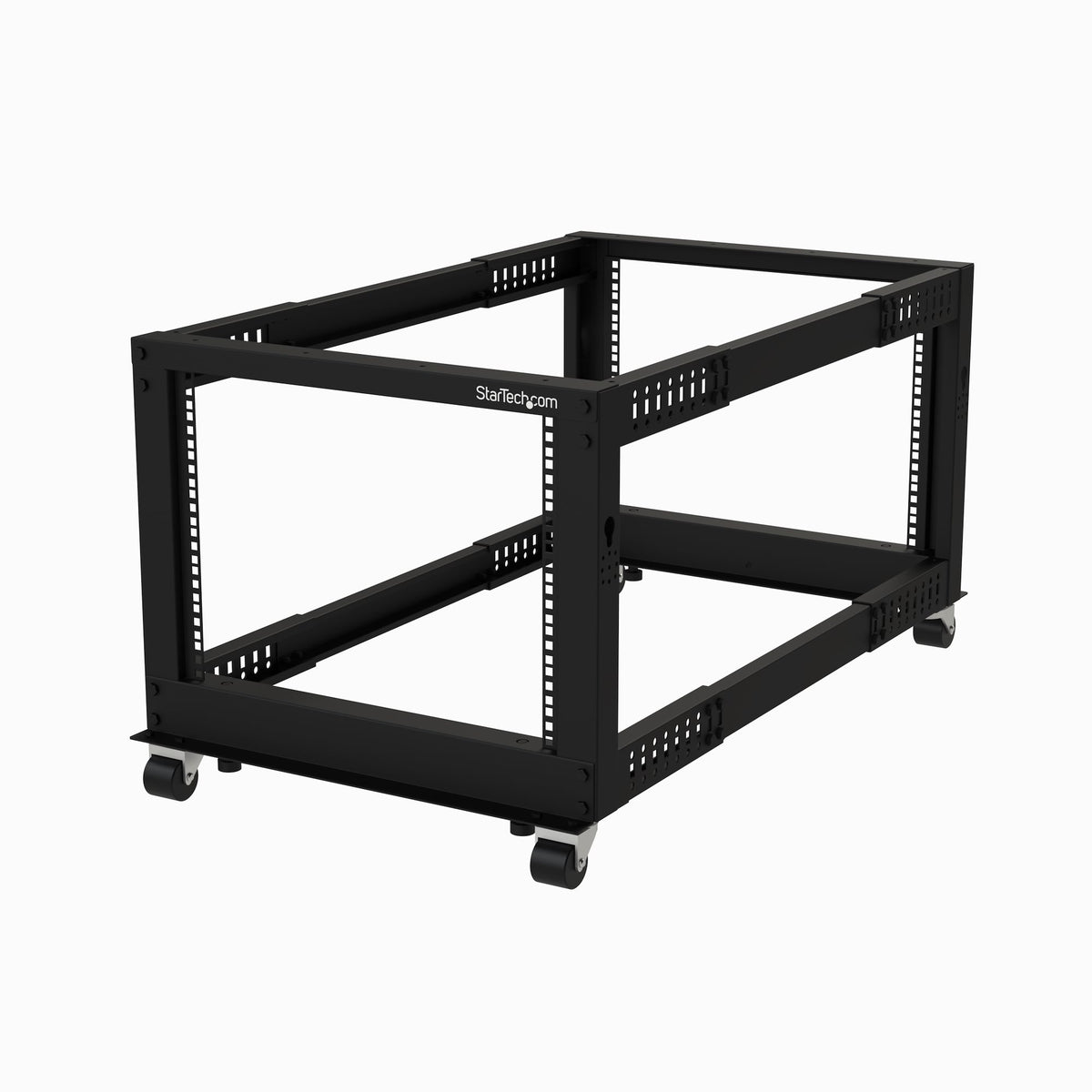 StarTech 4-POST 8U OPEN FRAME SERVER RACK FOR DATA/IT EQUIPMENT - 22-40IN (56-101CM) MOUN