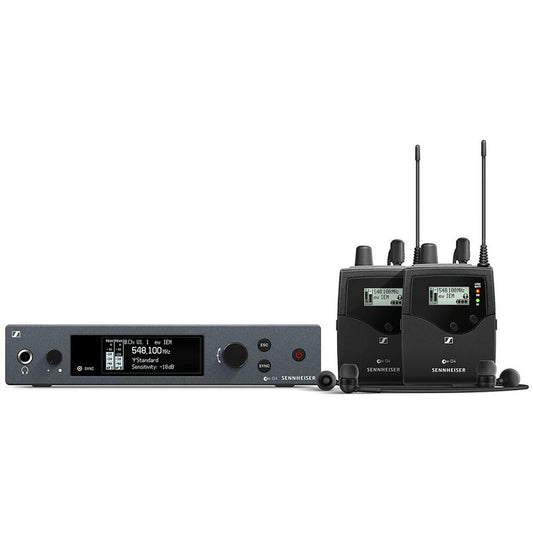 Wireless stereo monitoring set