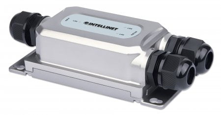 INTELLINET NETWORK SOLUTIONS 2-PORT OUTDOOR VANDALPROOF GIGABIT ULTRA POE EXTEND