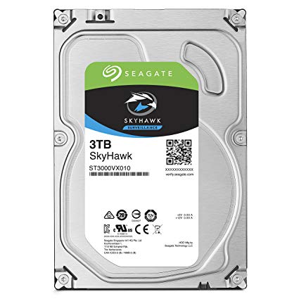 SEAGATE SKYHAWK 3TB SATA 6GB/S 7200 RPM 64MB CACHE 3.5