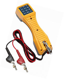 FLUKE NETWORKS TS19 TELEPHONE TEST SET WITH ANGLED BED-OF-NAILS CLIPS