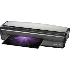 FELLOWES JUPITER 2 125 LAMINATOR WITH POUCH STARTER KIT - UNIQUE AUTOSENSE SYSTEM DETECTS