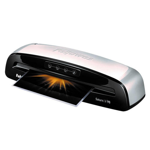 FELLOWES LAMINATOR SATURN 3I 95 9.5IN 120V US + FREE PACK OF LAMINATING POUCHES