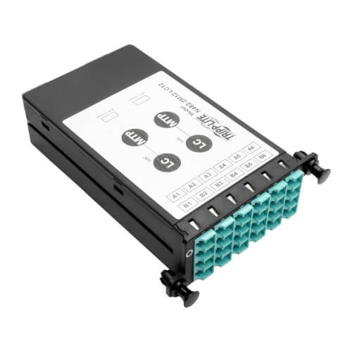 EATON TRIPP LITE SERIES 40GB TO 10GB BREAKOUT CASSETTE - (X2) 12-FIBER OM4 MTP/M