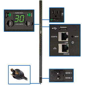 EATON 2.9KW SINGLE-PHASE SWITCHED PDU, LX PLATFORM, OUTLET MONITORING, 120V OUTL