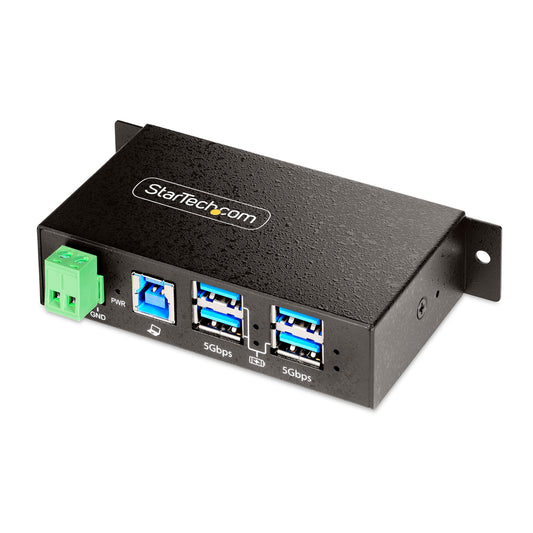 StarTech 4-PORT MANAGED INDUSTRIAL USB HUB USB 3.0/3.1/3.2 GEN 1 5GBPS