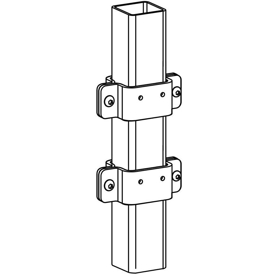 ERGOTRON 3INX3IN POST ARMS BRACKET, GREY