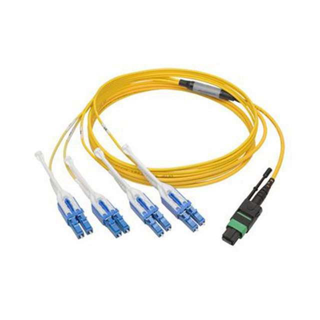 EATON TRIPP LITE SERIES MTP/MPO (APC) TO 4XLC (UPC) SINGLEMODE BREAKOUT PATCH CA