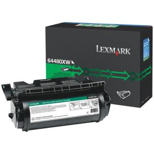 LEXMARK BLACK PRINT CARTRIDGE FOR T64X EXTRA HIGH RECONDITIONED