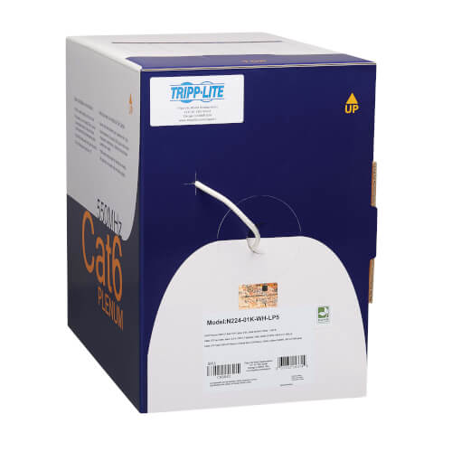 EATON TRIPP LITE SERIES CAT6 GIGABIT SOLID CORE UTP BULK ETHERNET CABLE, CMP-LP