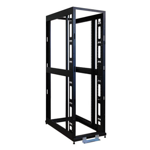 EATON TRIPP LITE SERIES 42U SMARTRACK 4-POST MID-DEPTH OPEN FRAME RACK, EXPANSIO