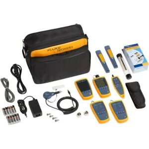 FLUKE NETWORKS COMPLETE FIBER VERIFICATION KIT WITH FI-500 FIBERINSPECTOR MICRO
