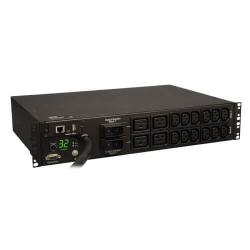 EATON TRIPP LITE SERIES 7.4KW SINGLE-PHASE MONITORED PDU WITH LX PLATFORM INTERF