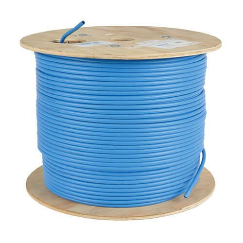 1000FT CAT6A BULK CABLE BLUE