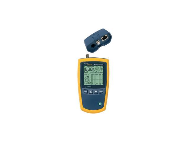 FLUKE NETWORKS MICROSCANNER2 COPPER CABLE VERIFIER WITH BUILT-IN INTELLITONE TON