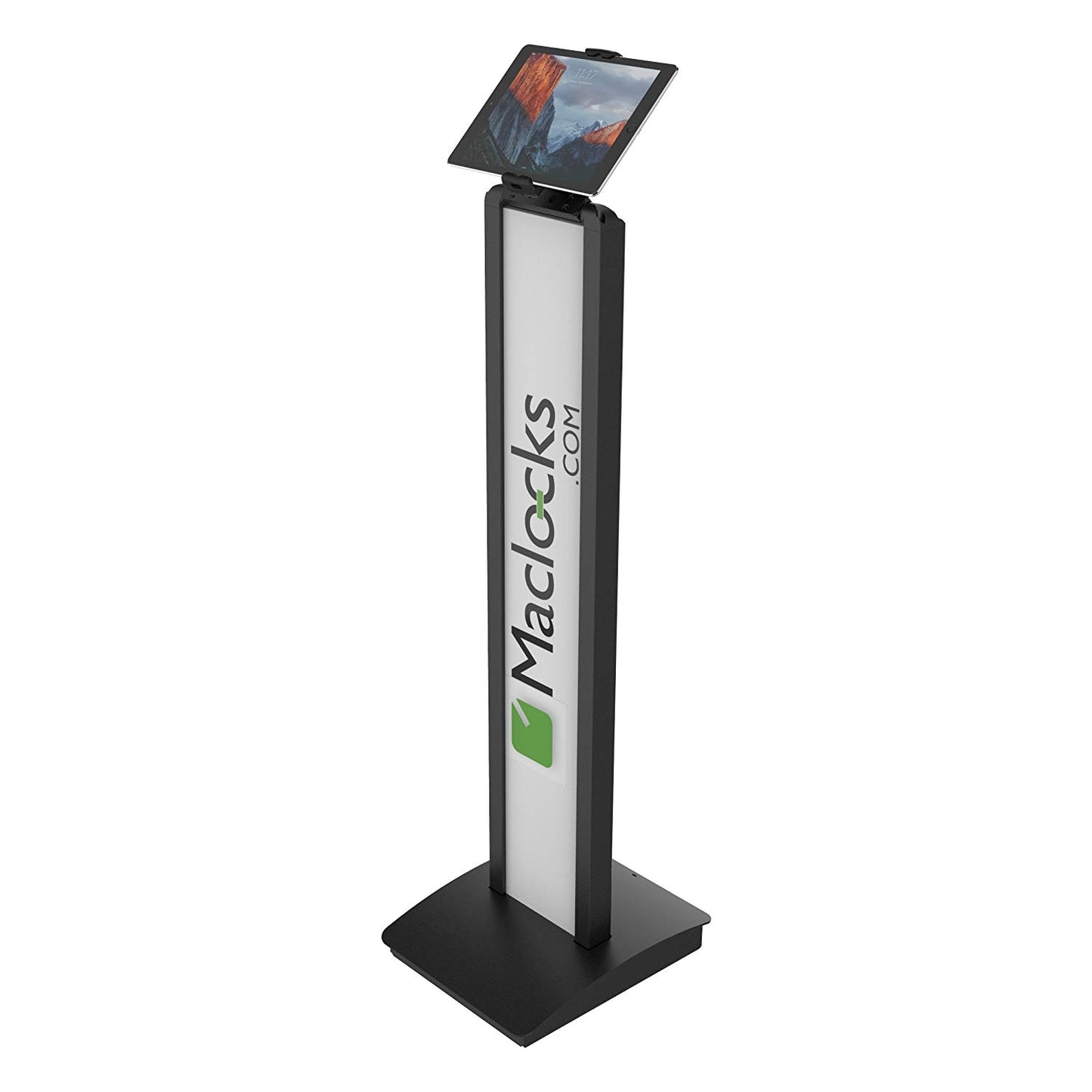 UNIVERSAL TABLET CLING BRANDABLE FLOOR STAND BLACK