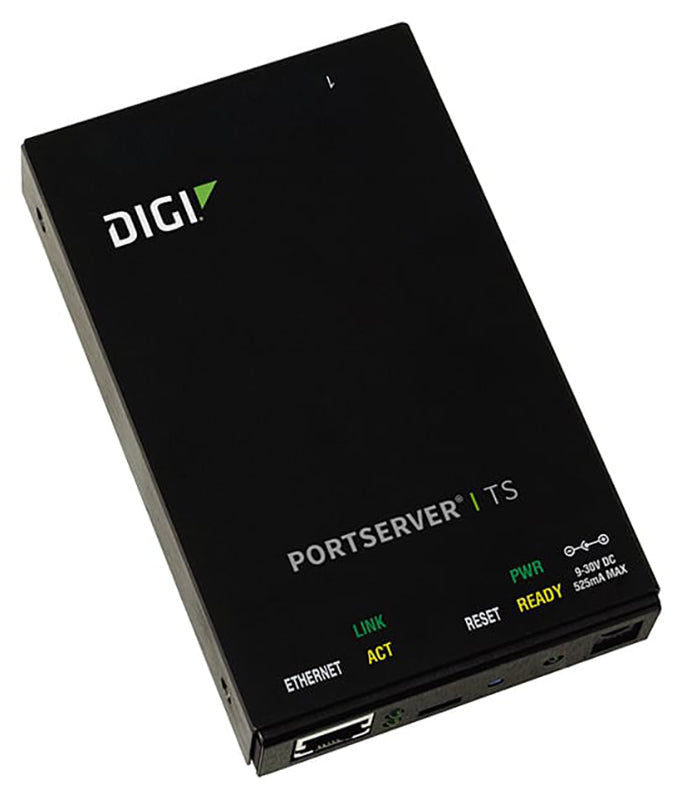 DIGI PORTSERVER TS 1 PORT RS-232 RJ-45 SERIAL TO ETHERNET DEVICE SERVER, 9-30VDC
