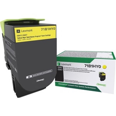 Lexmark CS/X417/517 Yellow High Yield Return Program Toner Cartridge