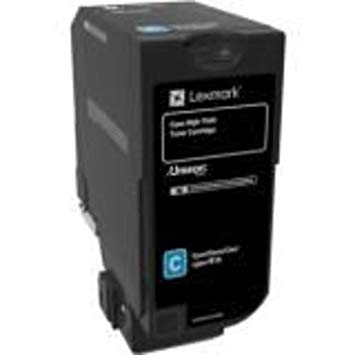 LEXMARK 74C0H20 CYAN TONER CARTRIDGE FOR USE IN CS/CX725 ESTIMATED YIELD 12K
