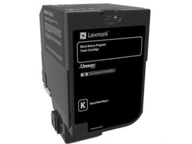 LEXMARK 74C10K0 BLACK RETURN PROGRAM TONER CARTRIDGE