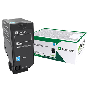 LEXMARK 74C1HC0 CYAN RETURN PROGRAM TONER CARTRIDGE
