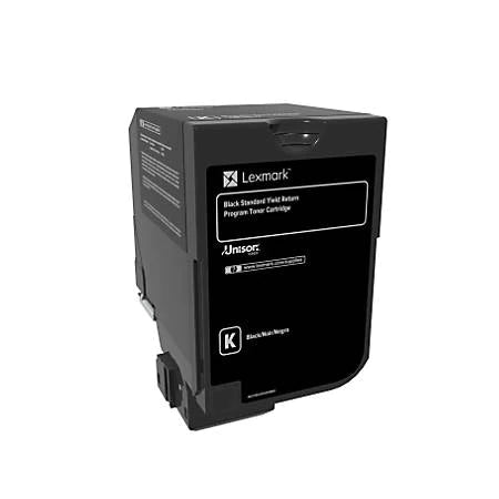 LEXMARK 74C1SK0 BLACK RETURN PROGRAM TONER CARTRIDGE